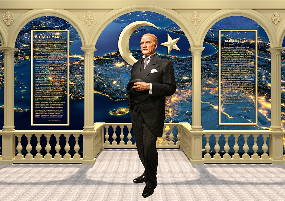 Mavi Atatürk köşesi 