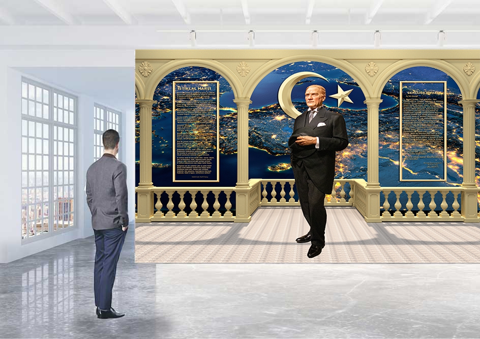 Mavi Atatürk köşesi 