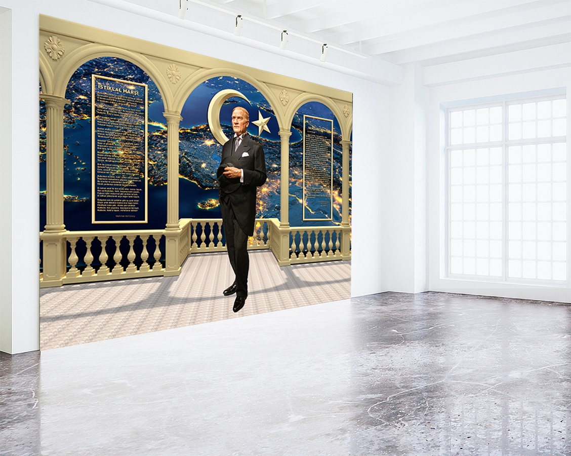 Mavi Atatürk köşesi 