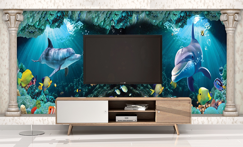 Akvaryum duvar kağıdı