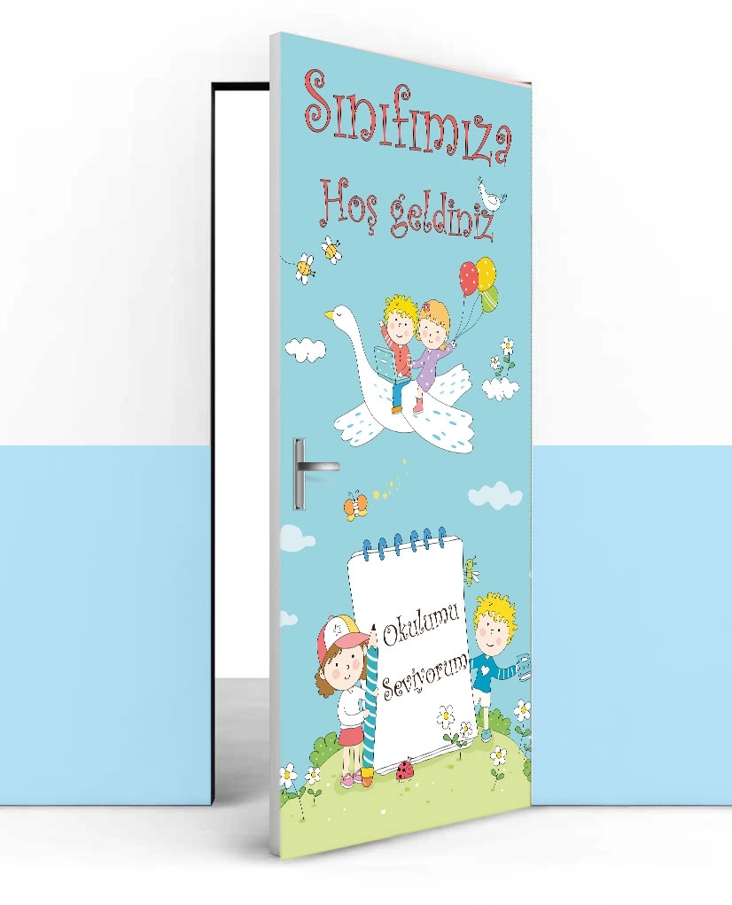 Anaokul kapı giydirme