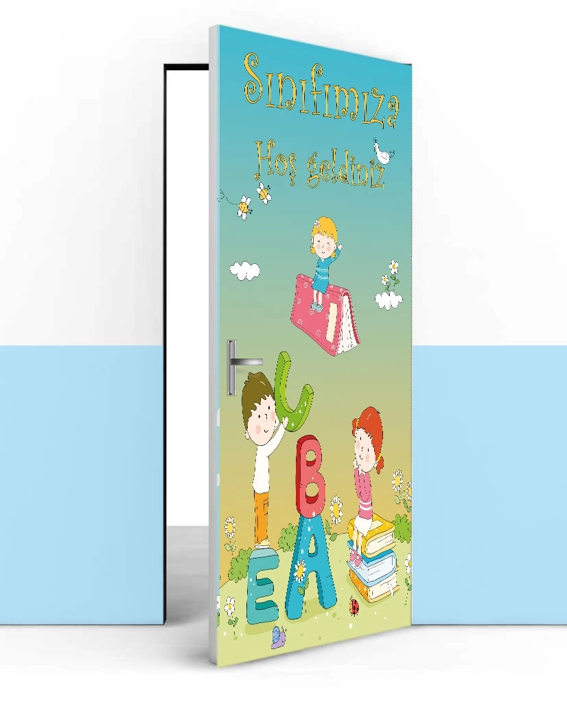 Anaokul kapı giydirme