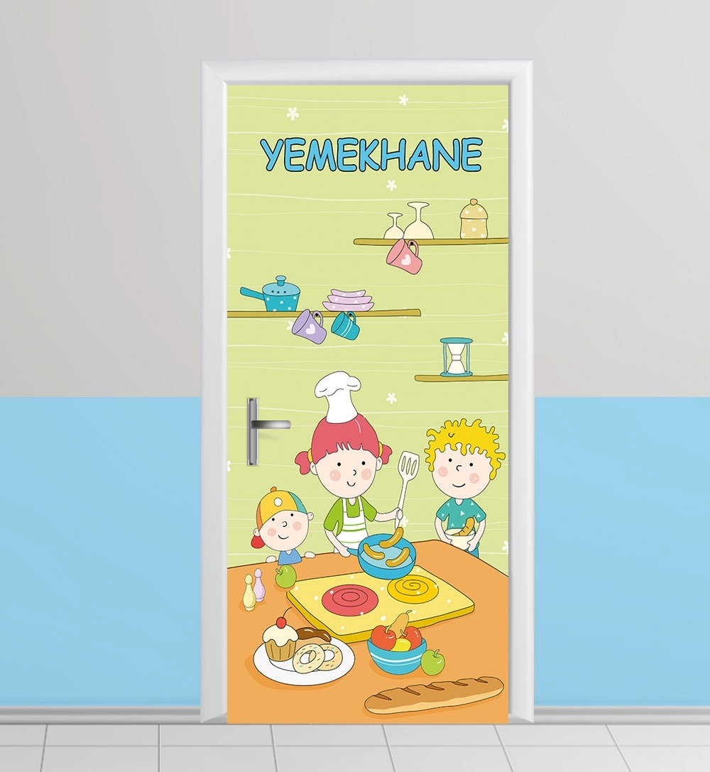 Yemekhane kapı giydirme