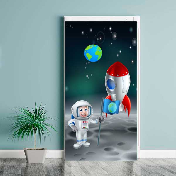 Astronot kapı giydirme