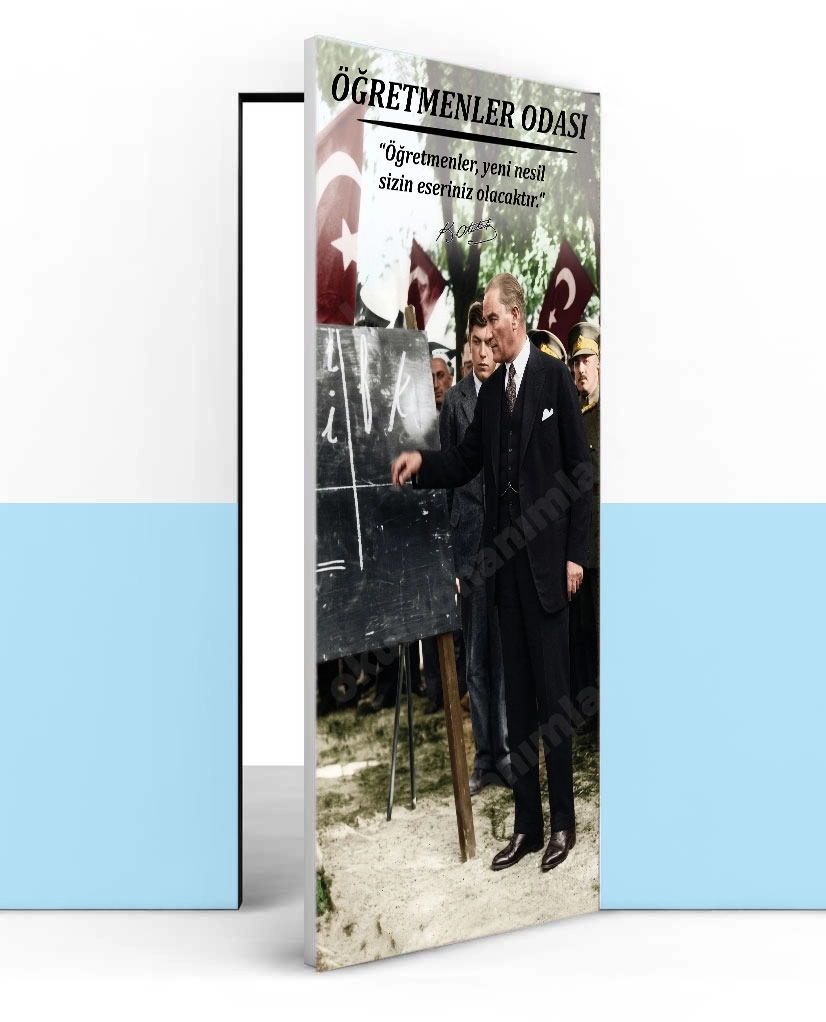 Öğretmenler Odası kapı giydirme