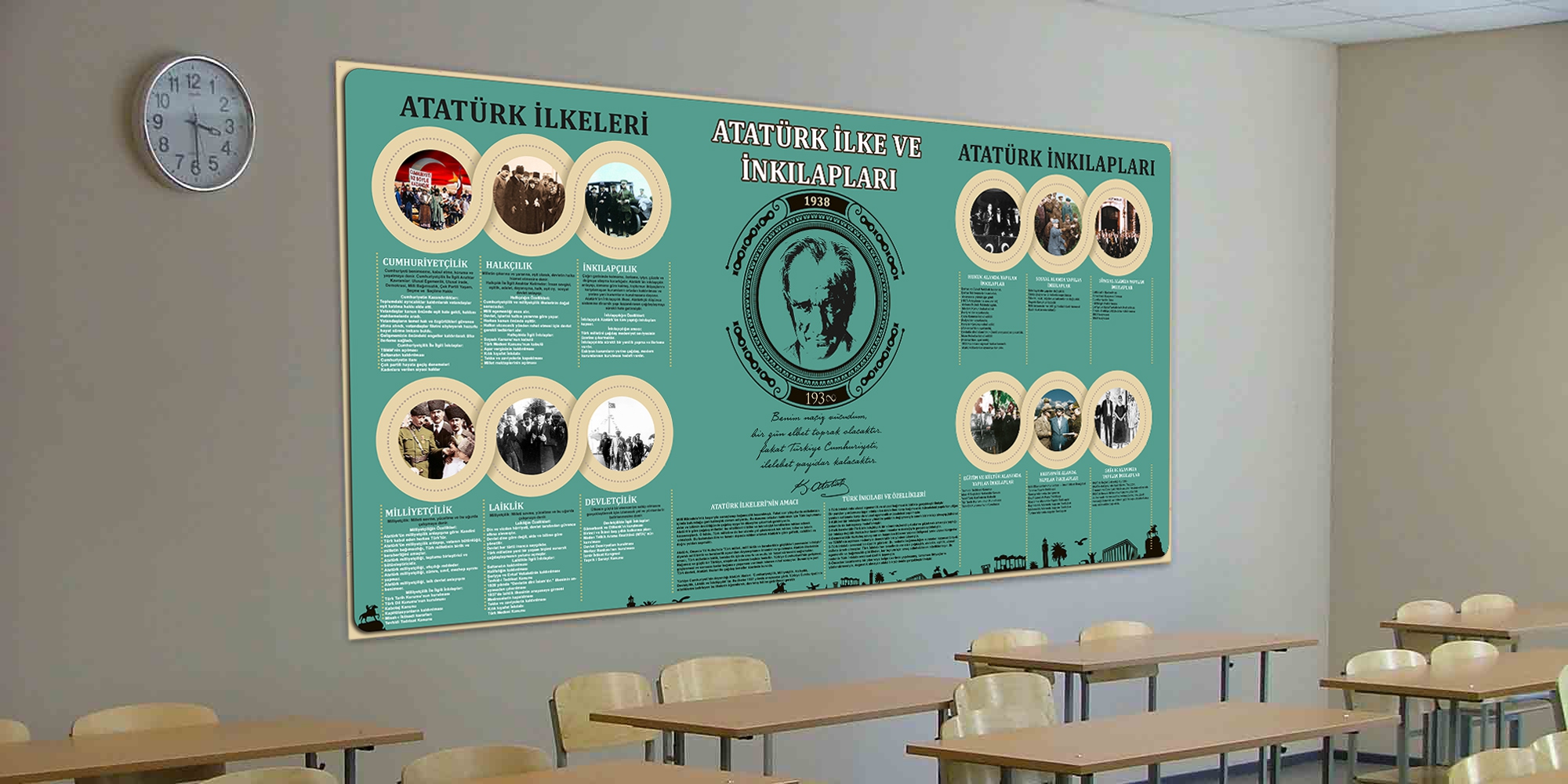 Atatürk inkılapları posteri