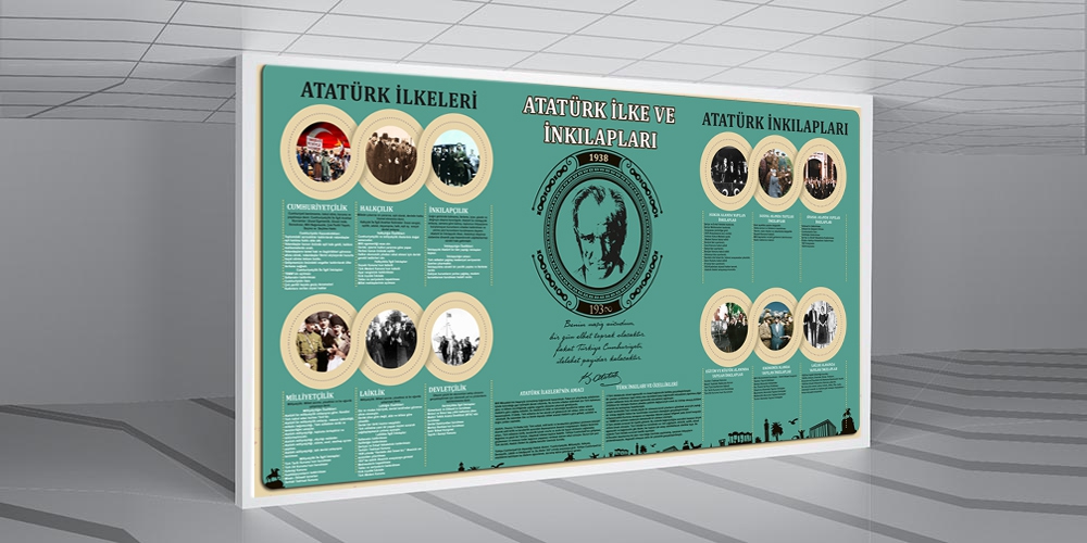 Atatürk inkılapları posteri