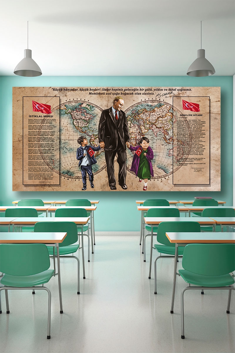 Atatürk köşesi Çizim