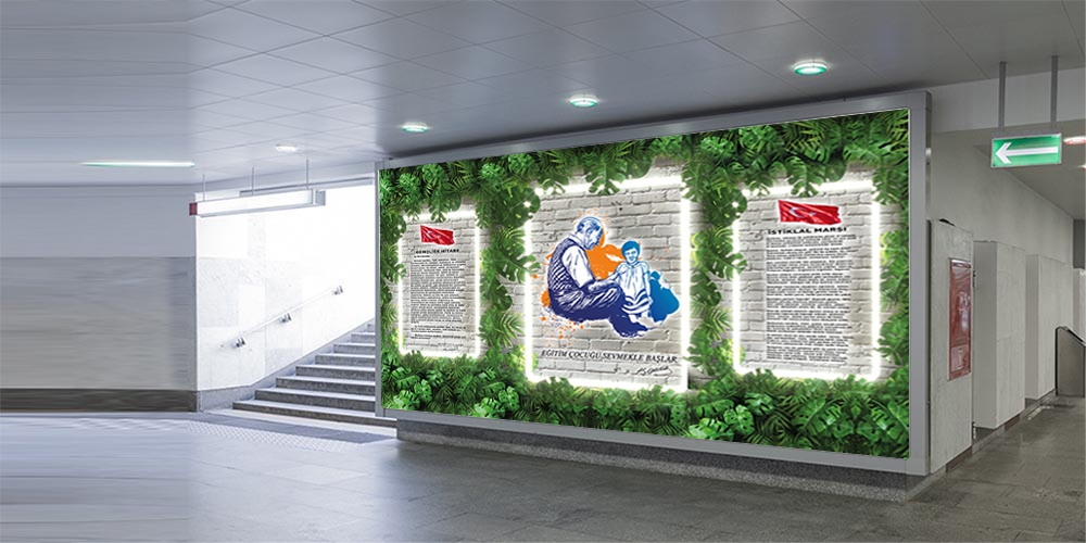 3 boyutlu Atatürk köşesi