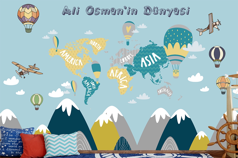 3d çocuk duvar kağıdı
