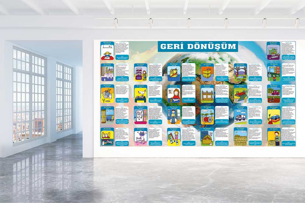 Geri dönüşüm posteri konu