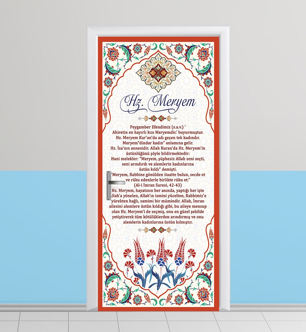 Hz Meryem Kapı giydirme