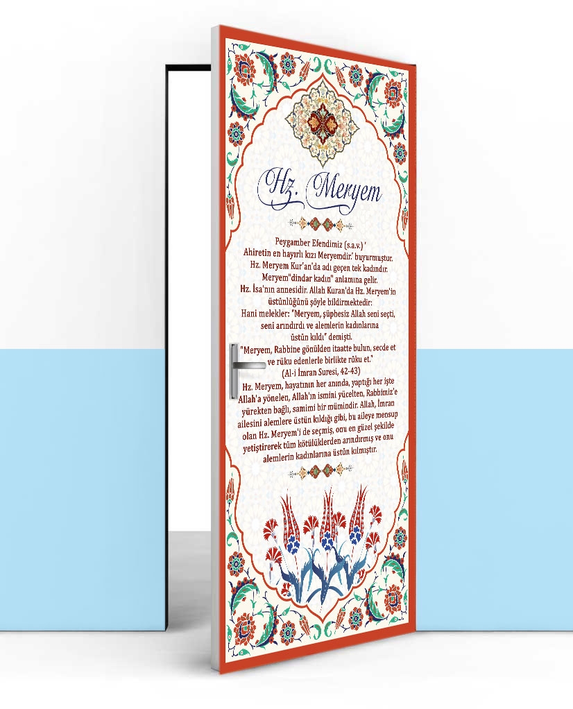 Hz Meryem Kapı giydirme