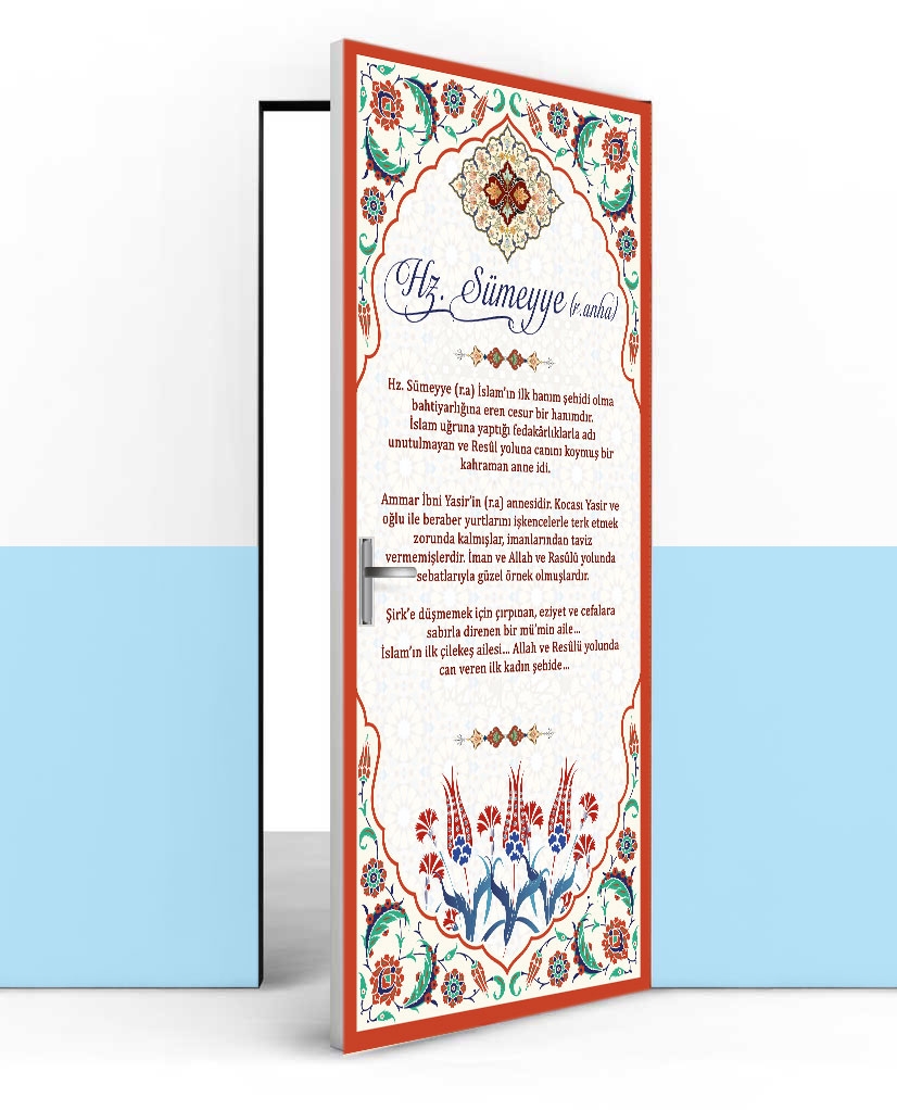 Hz. Sümeyye Kapı giydirme