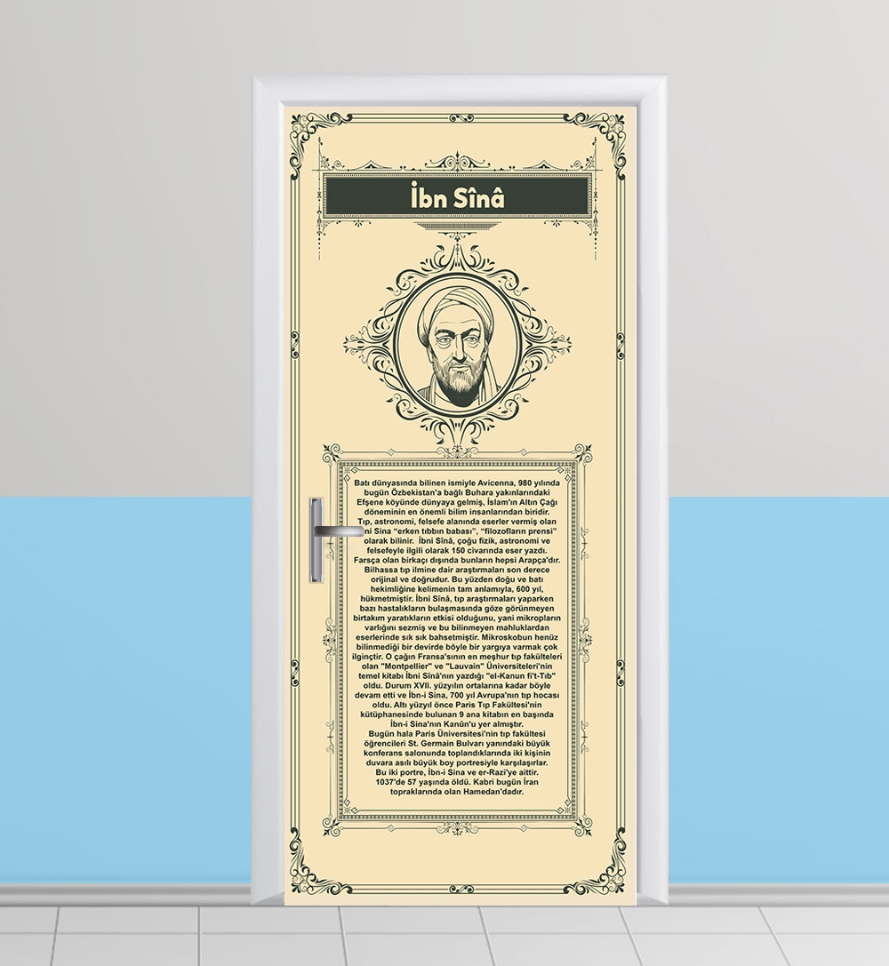 İbn-i Sina kapı giydirme
