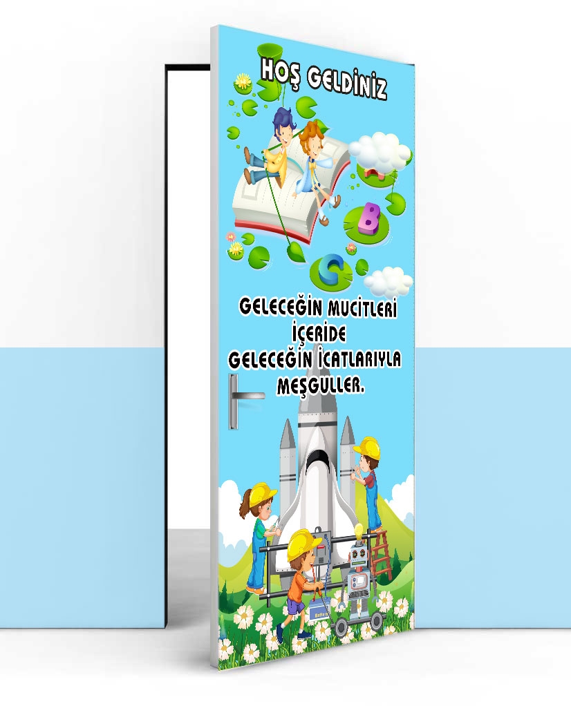 İlkokul kapı giydirme