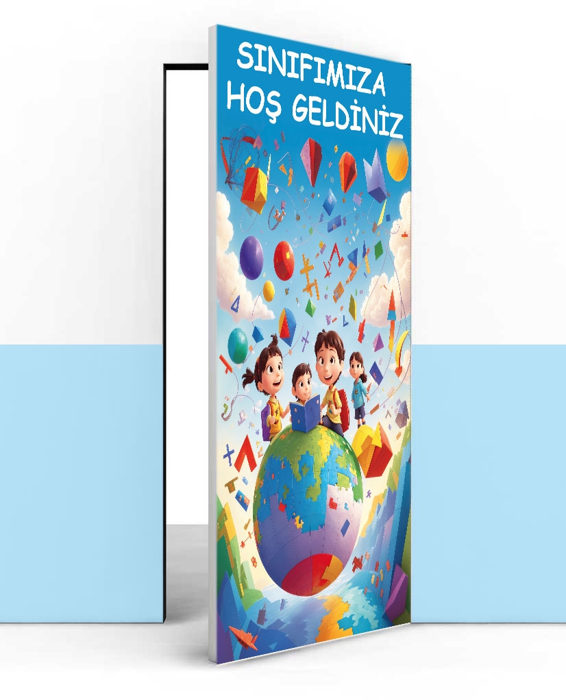 İlkokul Sınıf kapı giydirme