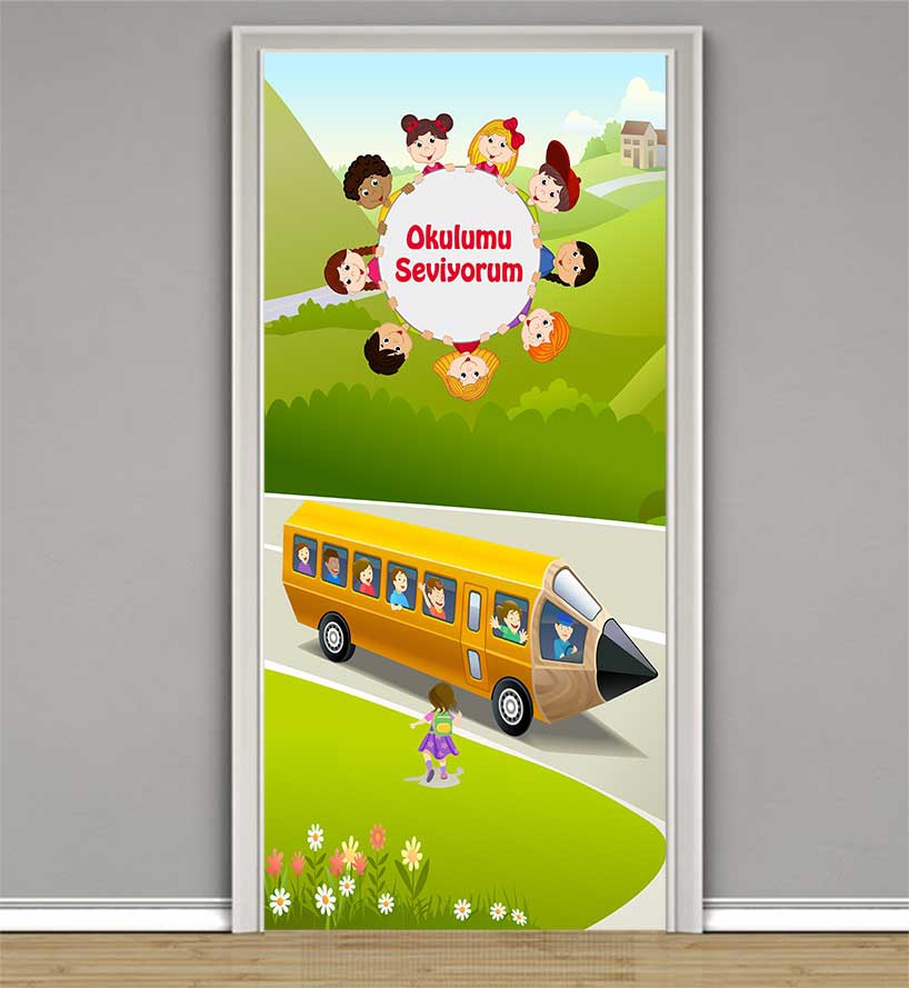 İlkokul kapı giydirme 38