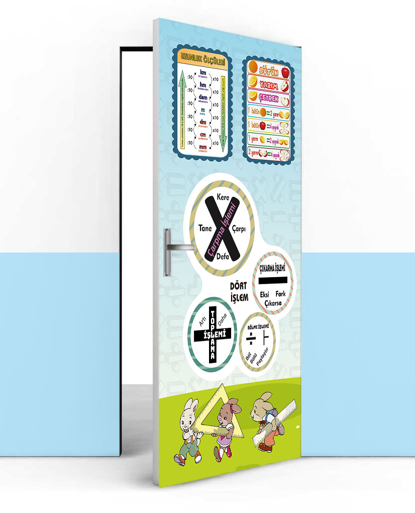 İlkokul kapı giydirme