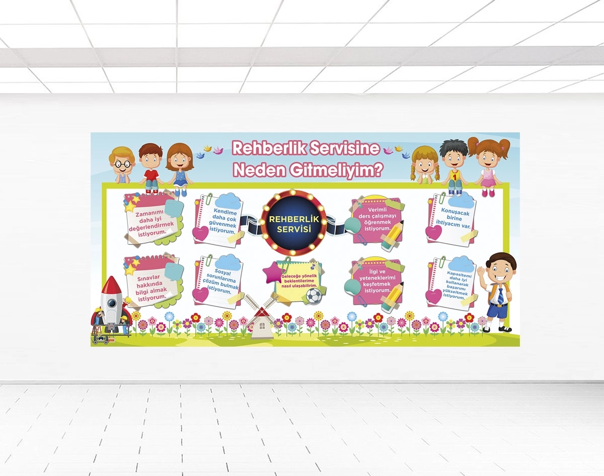 Rehberlik Okul Posteri