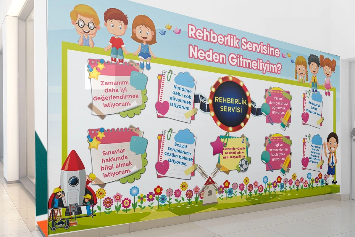 Rehberlik Okul Posteri