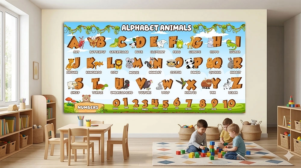 İngilizce Alfabe Posteri