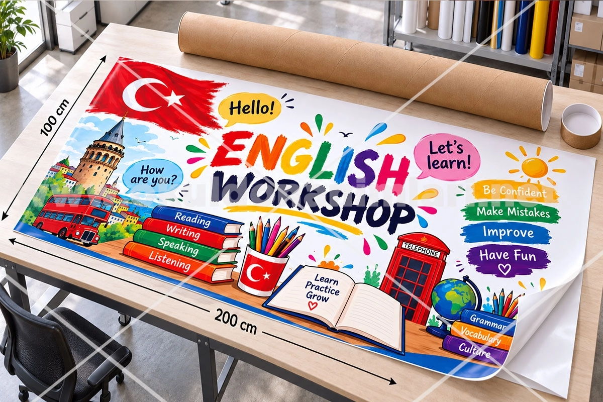 İngilizce Atölyesi Posteri