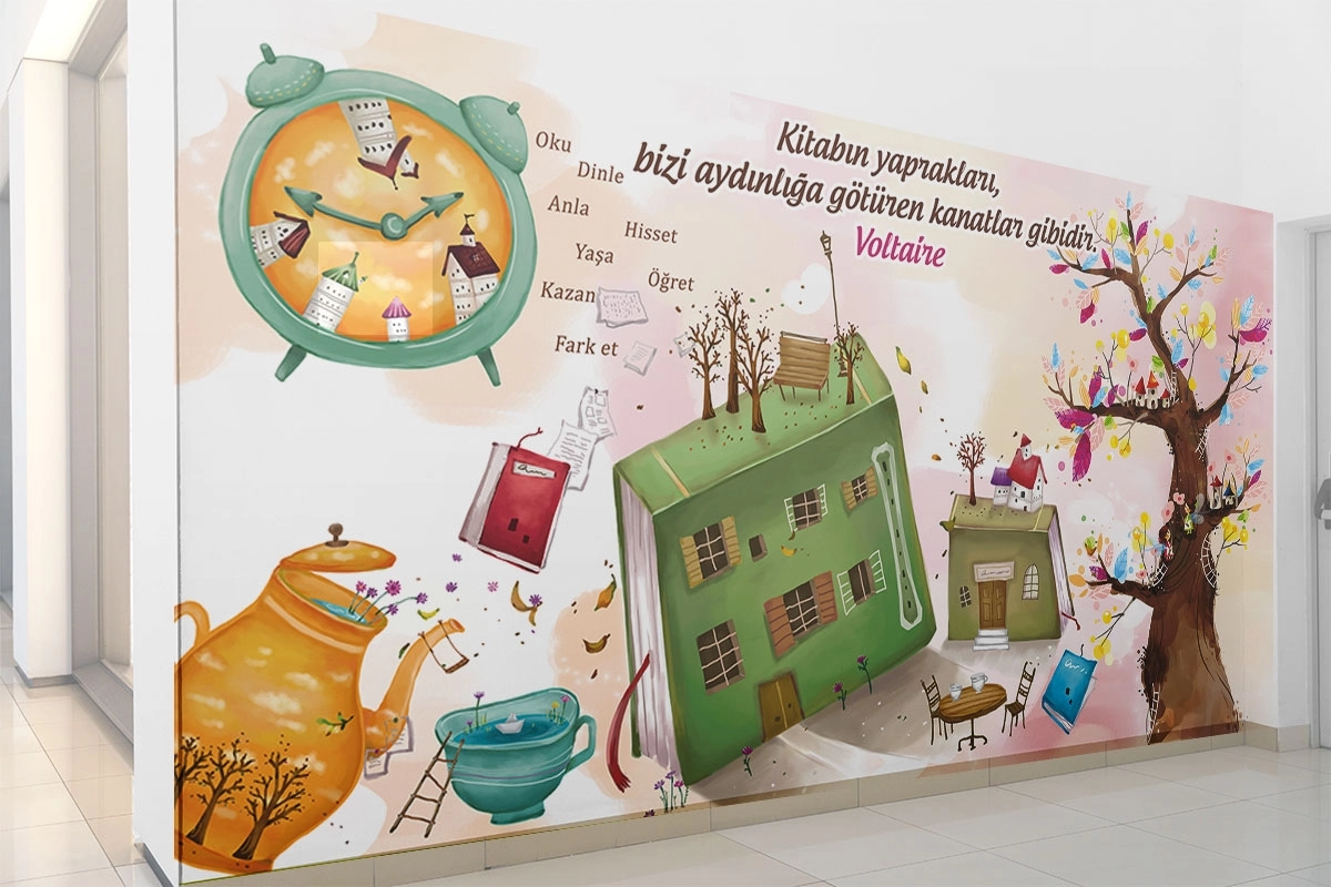 Okul Kütüphanesi Posteri