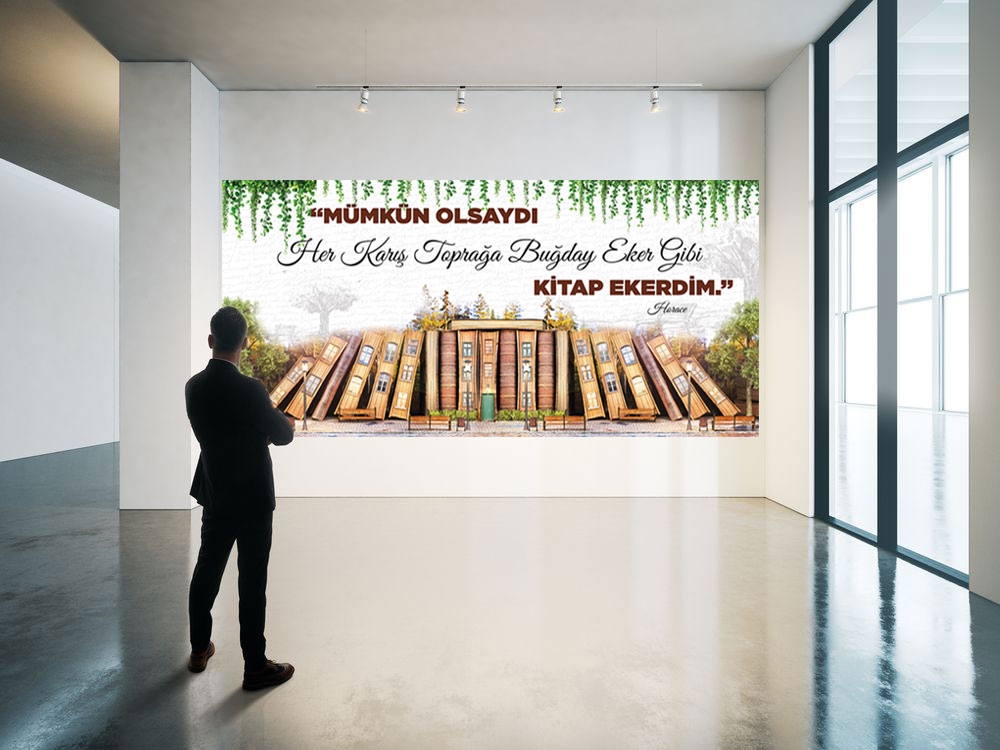 Kütüphane kitap kapakları