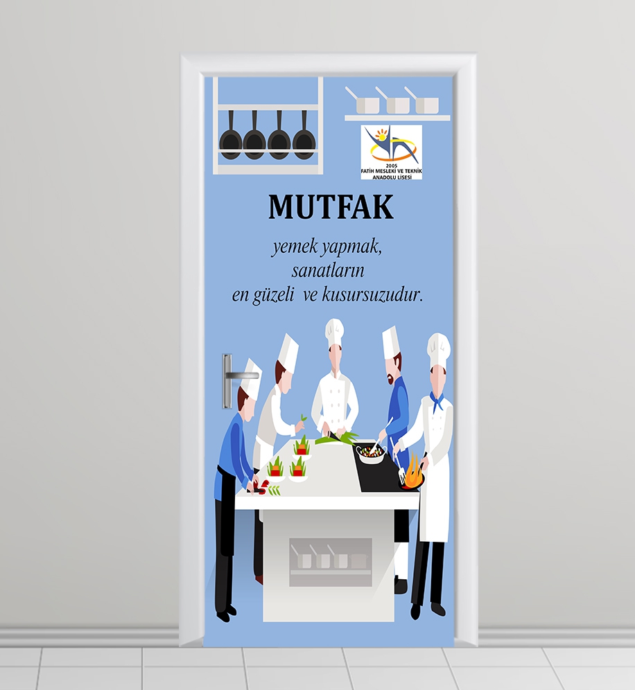 Meslek lisesi kapı giydirme 3