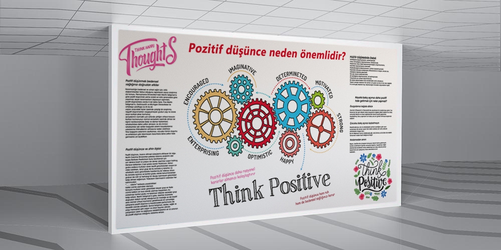 Pozitif düşünce posteri