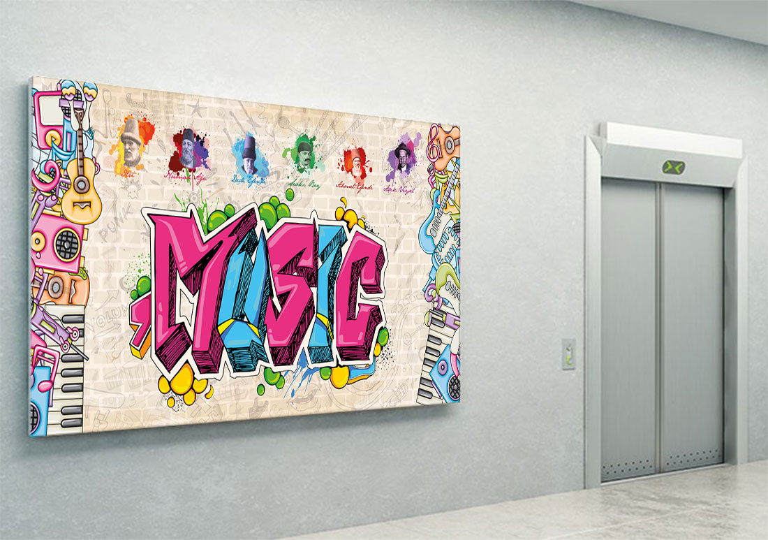 Müzik duvar posteri