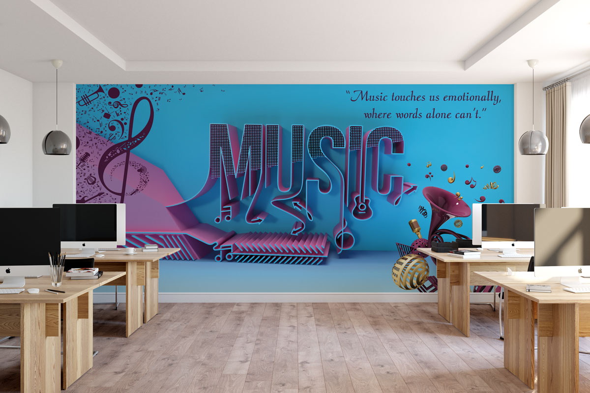 Müzik duvar posteri