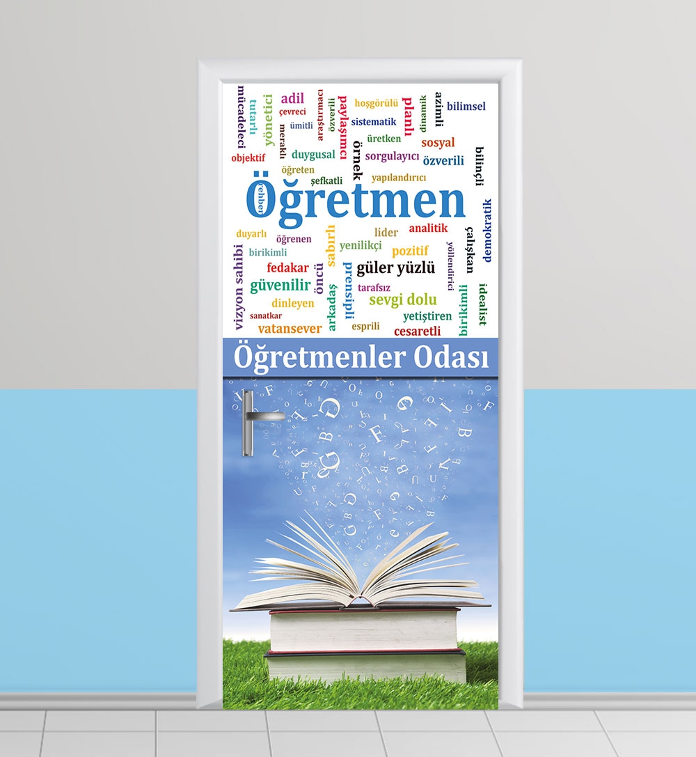 Öğretmenler Odası kapı giydirme