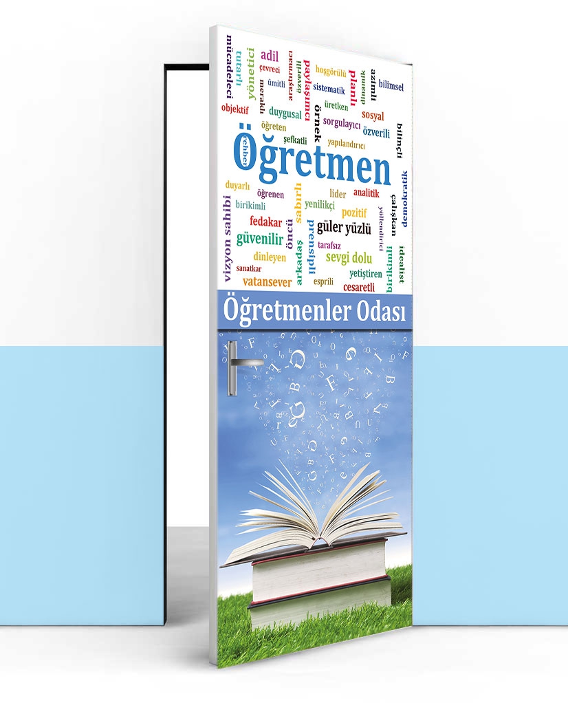 Öğretmenler Odası kapı giydirme