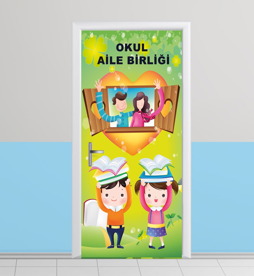 Okul aile birliği kapı giydirme