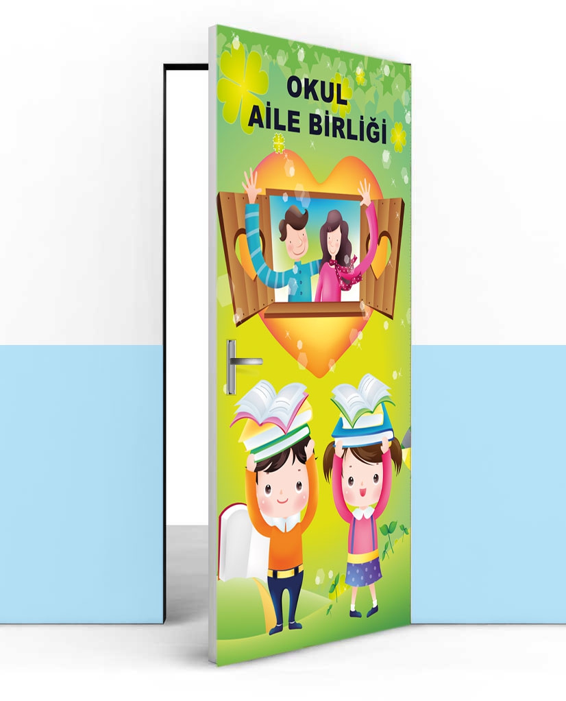 Okul aile birliği kapı giydirme