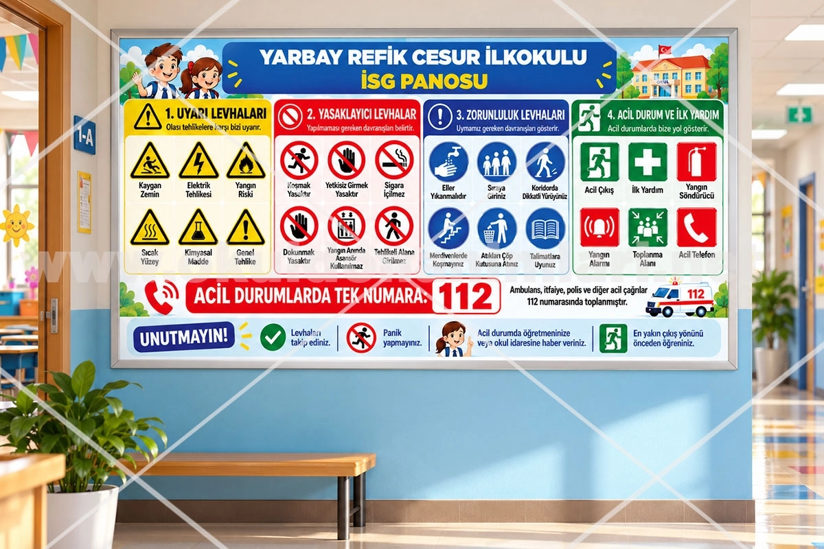 İlkokul İSG Panosu