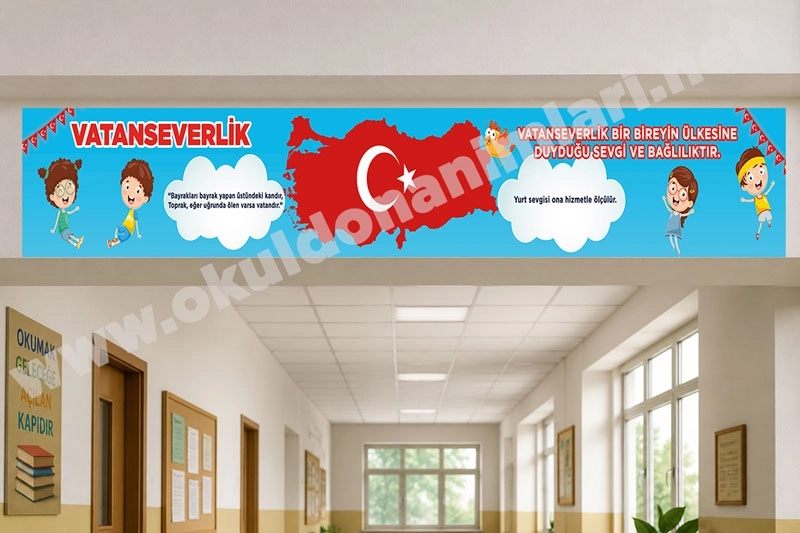 Vatanseverlik Kiriş Yazısı