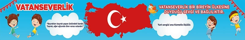 Vatanseverlik Kiriş Yazısı