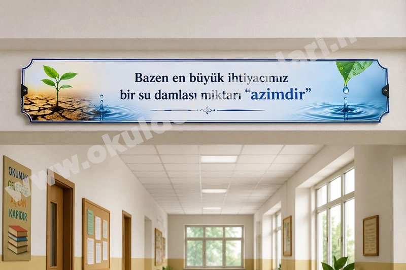 Azim Temalı Kiriş Yazısı