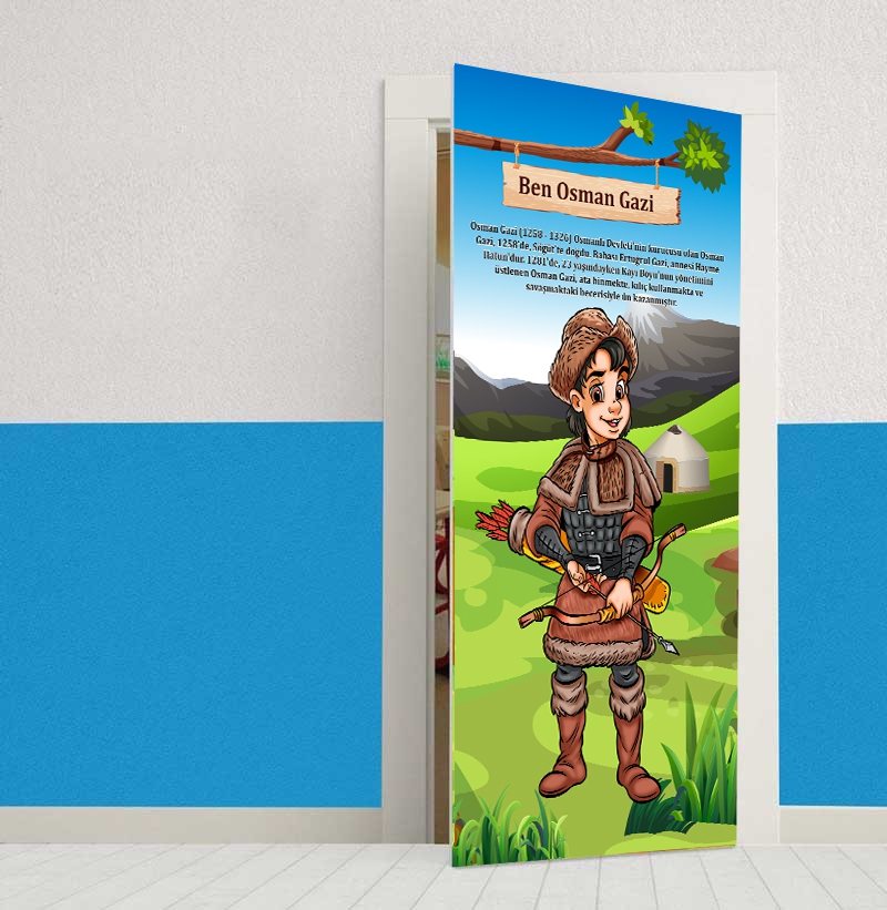 Osman Gazi kapı giydirme