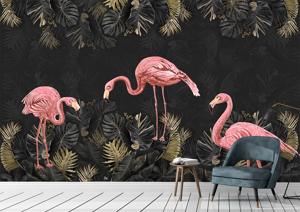 Flamingo duvar kağıdı