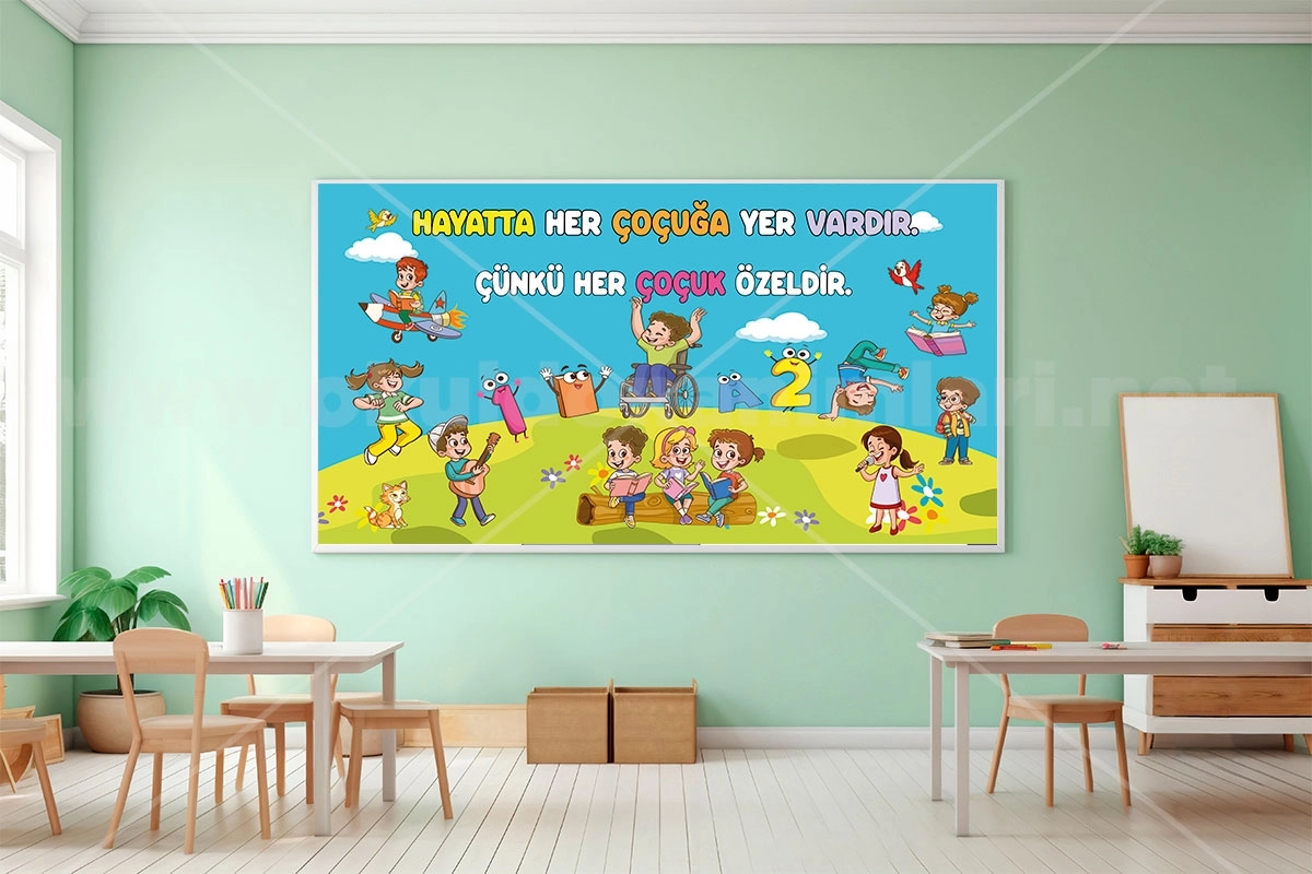 Özel Eğitim Sınıfı Posteri