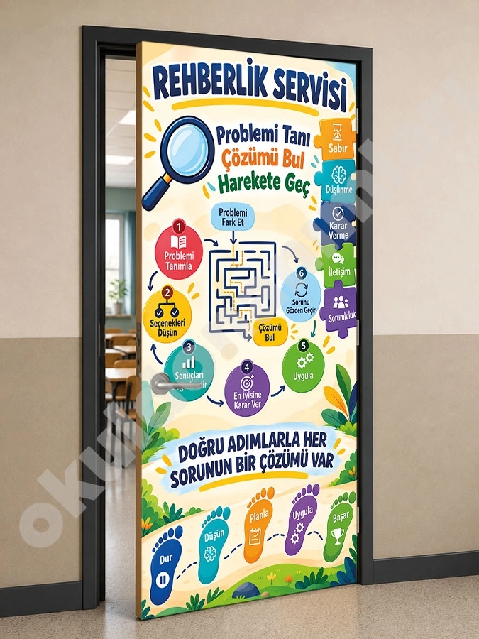 Rehberlik Servisi Kapı Giydirme
