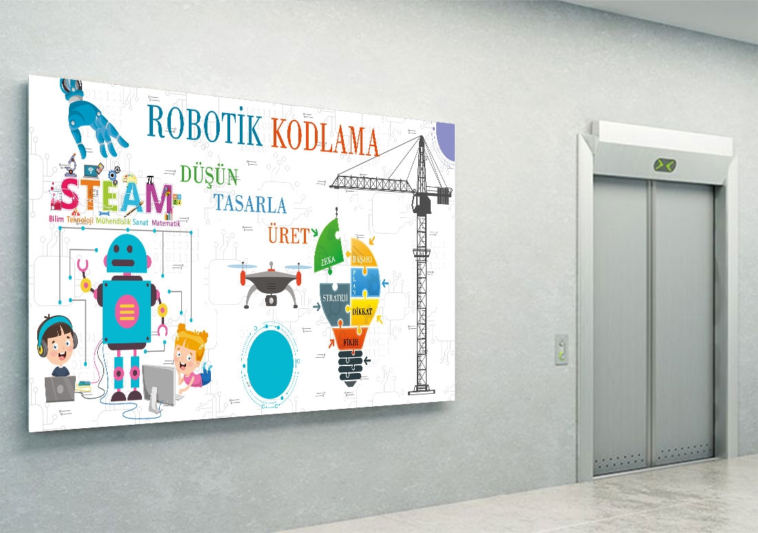 Robotik kodlama poster