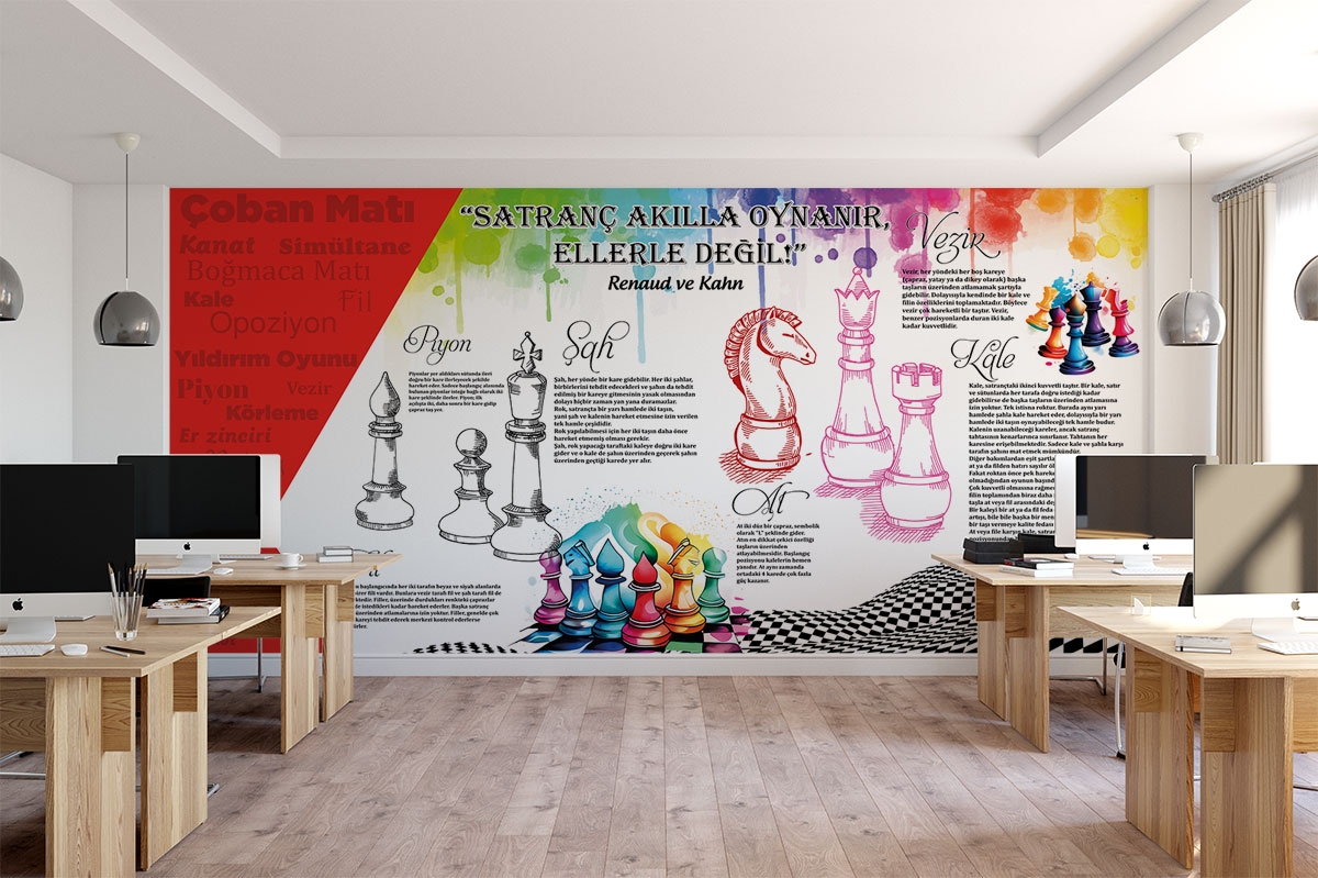 Satranç sınıfı posteri