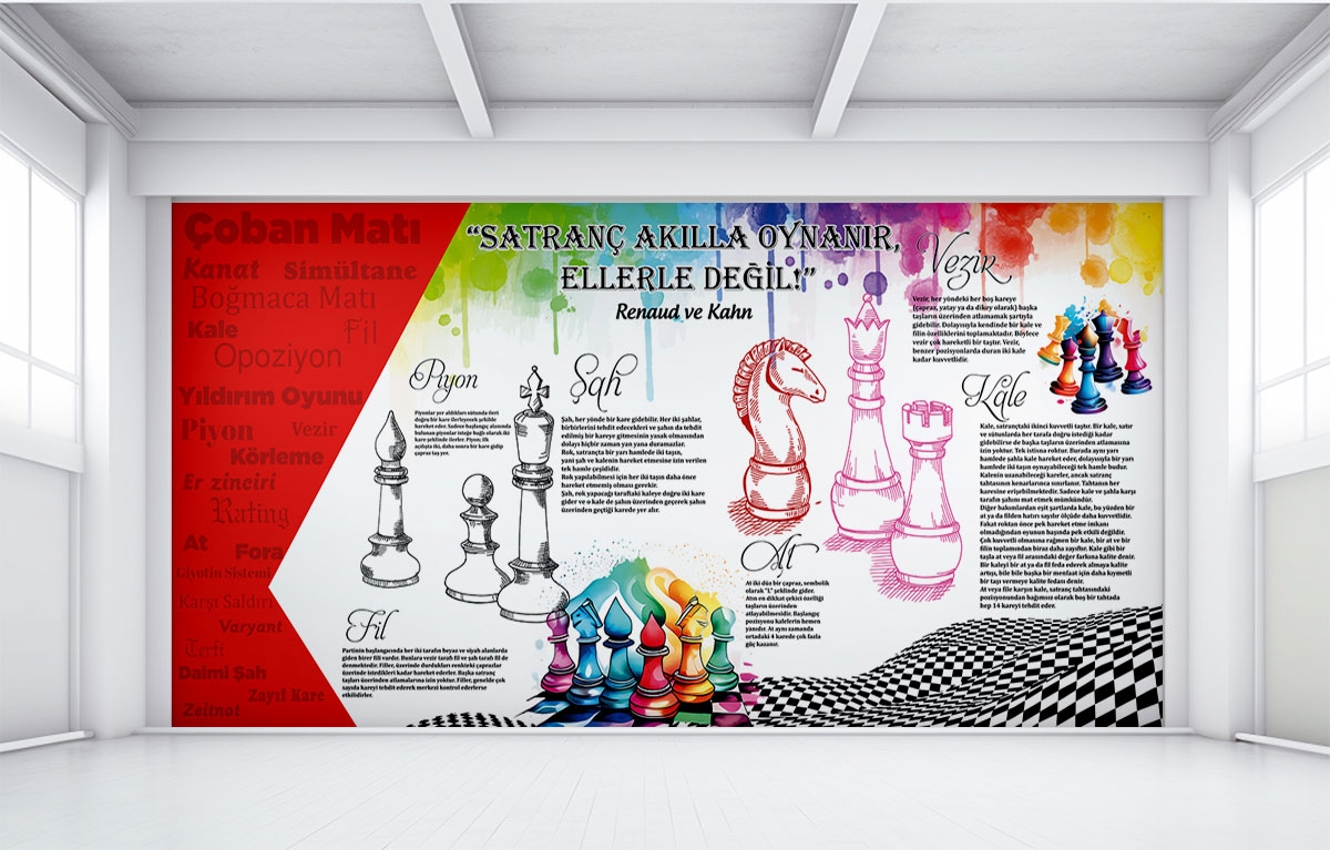 Satranç sınıfı posteri