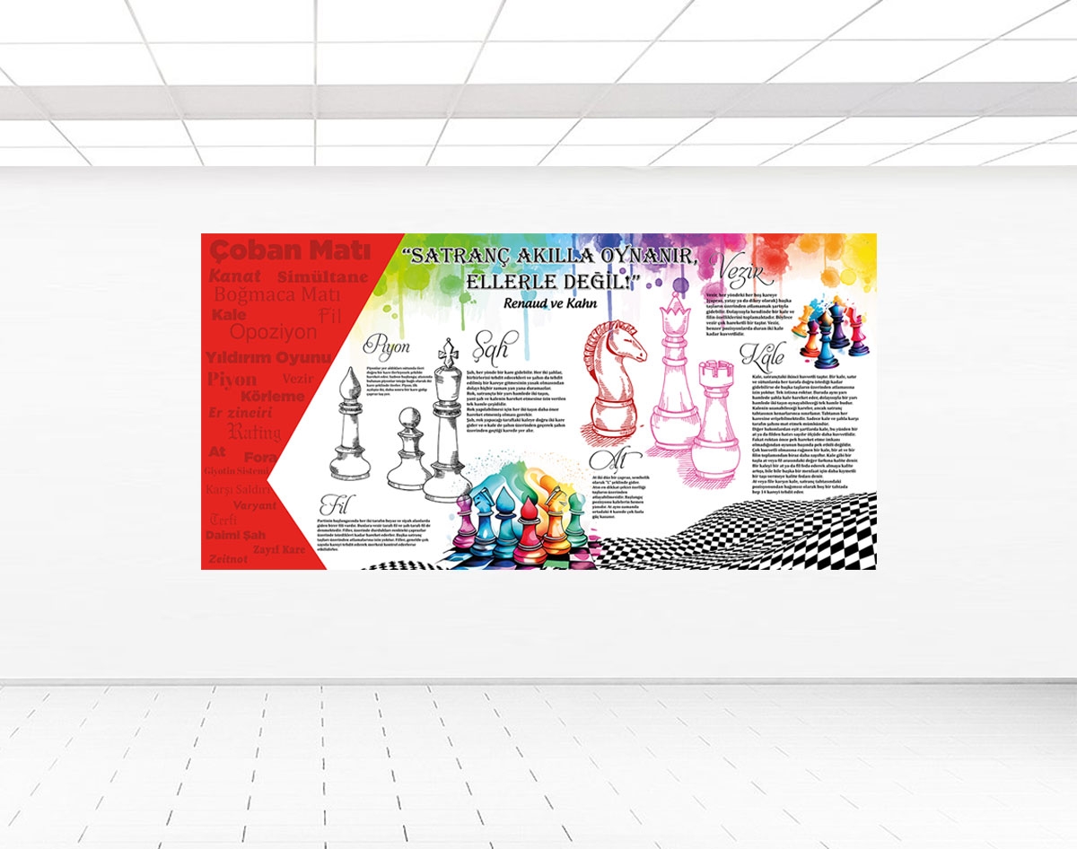 Satranç sınıfı posteri