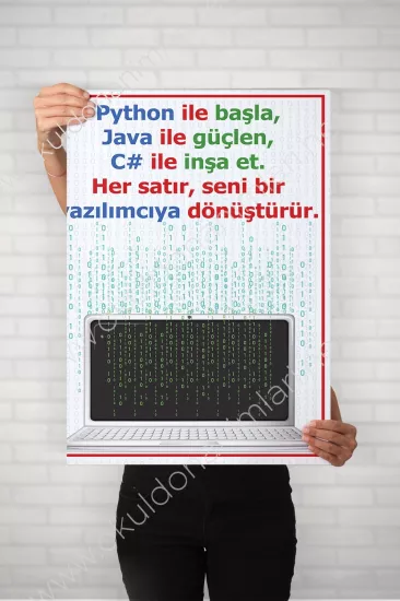 Bilişim Teknolojileri alanı posteri